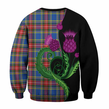 Bethune Tartan Sweatshirt Traditional Scottish Thistle