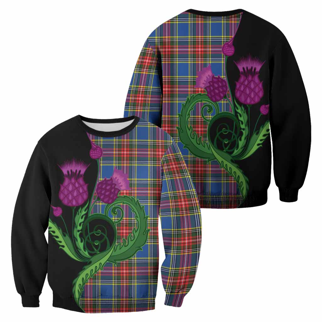 Bethune Tartan Sweatshirt Traditional Scottish Thistle