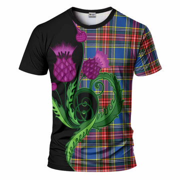 Bethune Tartan T-Shirt Traditional Scottish Thistle