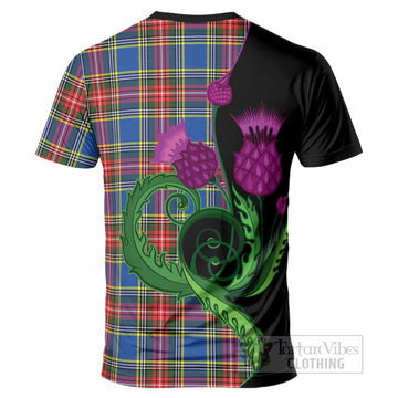 Bethune Tartan T-Shirt Traditional Scottish Thistle