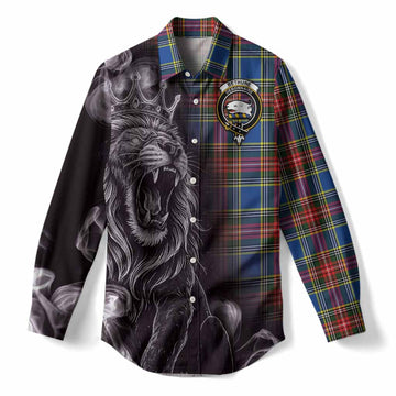 Bethune Tartan Women Casual Shirt Roaring Lion Heritage