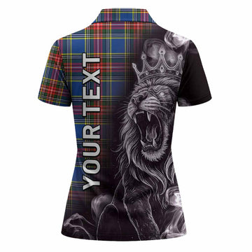 Bethune Tartan Women Polo Shirt Roaring Lion Heritage