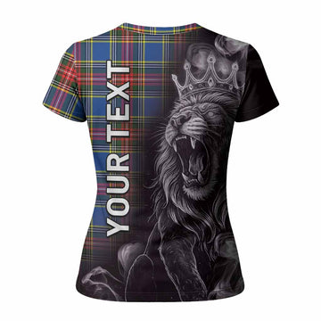 Bethune Tartan Women T shirt Roaring Lion Heritage