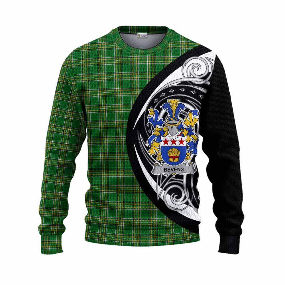 Tartan Vibes Clothing Bevens Irish Clan Knitted Sweater Celtic Circle Style