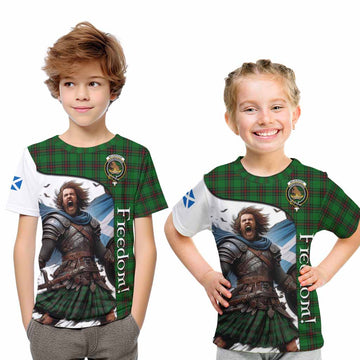 Beveridge Crest Tartan Kid T-Shirt Inspired by the Freedom of Scottish Warrior Youth XL Size14 - Tartan Vibes Clothing