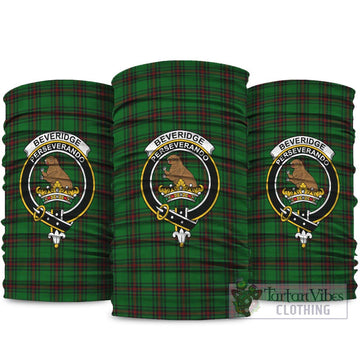 Beveridge Tartan Neck Gaiters, Tartan Bandanas, Tartan Head Band with Family Crest package One Size - Tartan Vibes Clothing