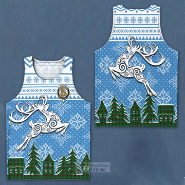 Beveridge Clan Christmas Men's Tank Top Celtic Reindeer Style Men - Tartan Vibes Clothing