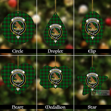 Beveridge Tartan Christmas Aluminium Ornament with Family Crest Aluminium - Tartan Vibes Clothing