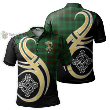 Beveridge Tartan Polo Shirt with Family Crest and Celtic Symbol Style Kid - Tartan Vibes Clothing
