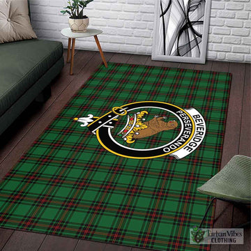 Beveridge Tartan Area Rug with Family Crest L 59*86 inch (150x220 cm) - Tartan Vibes Clothing