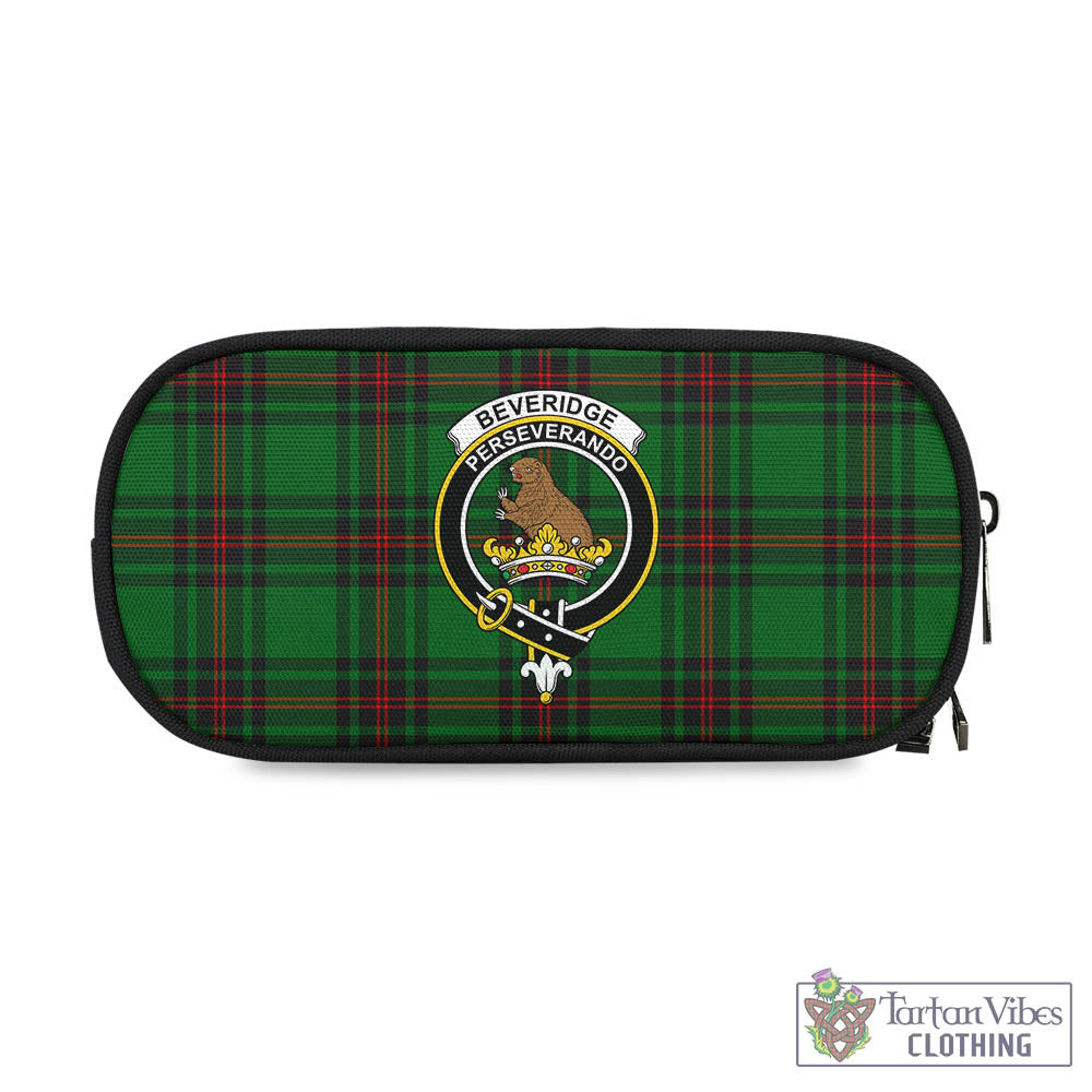 Beveridge Tartan Pen and Pencil Case with Family Crest One Size 4.13*8.74 inch - Tartan Vibes Clothing