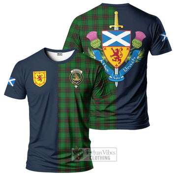 Beveridge Tartan T-Shirt Alba with Scottish Lion Royal Arm Half Style Kid's Shirt - Tartan Vibes Clothing