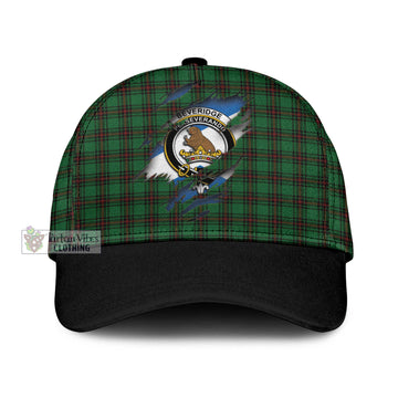 Beveridge Tartan Classic Cap with Family Crest In Me Style