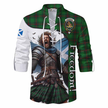 Beveridge Crest Tartan Ghillie Kilt Shirt Inspired by the Freedom of Scottish Warrior Men - Tartan Vibes Clothing