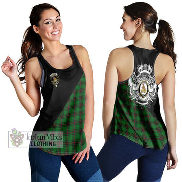 Beveridge Tartan Women's Racerback Tanks with Family Crest and Military Logo Style 4XL - Tartan Vibes Clothing
