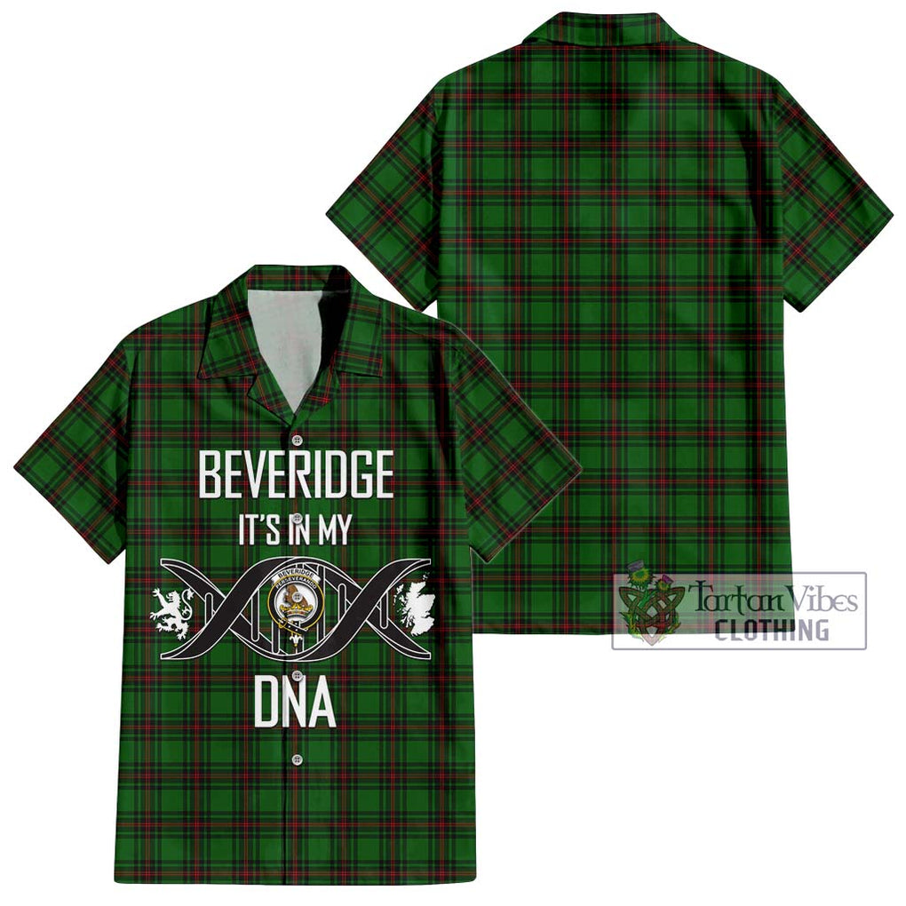 Beveridge Tartan Hawaiian Shirt with Family Crest DNA In Me Style Kid - Tartan Vibes Clothing