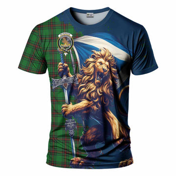 Beveridge Tartan Family Crest T-Shirt with Scottish Majestic Lion Kid's Shirt - Tartan Vibes Clothing