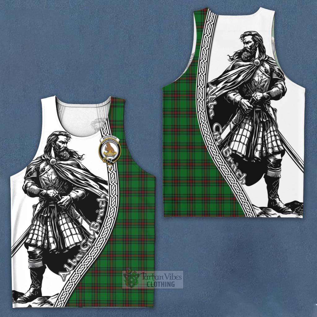 Beveridge Tartan Clan Crest Men's Tank Top with Highlander Warrior Celtic Style Men - Tartan Vibes Clothing