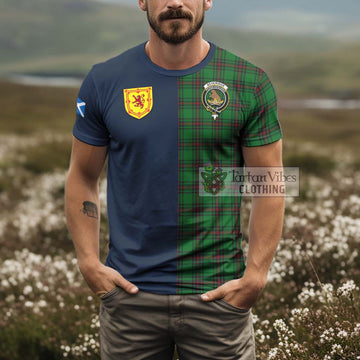 Beveridge Tartan T-Shirt Alba with Scottish Lion Royal Arm Half Style - Tartan Vibes Clothing