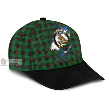 Beveridge Tartan Classic Cap with Family Crest In Me Style