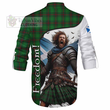 Beveridge Crest Tartan Ghillie Kilt Shirt Inspired by the Freedom of Scottish Warrior - Tartan Vibes Clothing