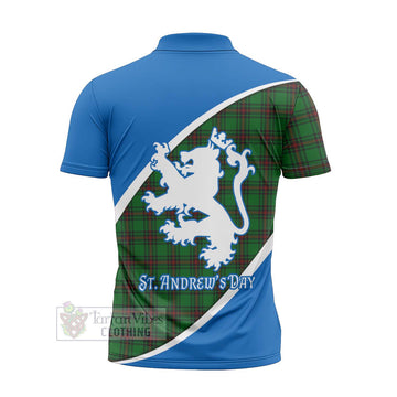 Beveridge Family Crest Tartan Zipper Polo Shirt Celebrate Saint Andrew's Day in Style - Tartan Vibes Clothing