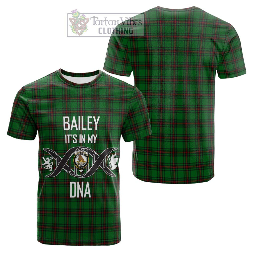 Beveridge Tartan Cotton T-shirt with Family Crest DNA In Me Style Kid's Shirt - Tartan Vibes Clothing