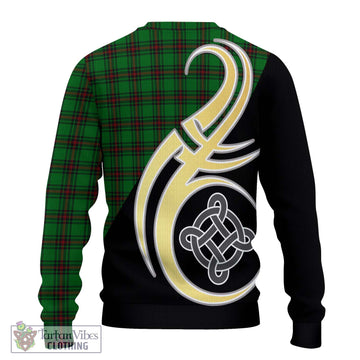 Beveridge Tartan Ugly Sweater with Family Crest and Celtic Symbol Style - Tartan Vibes Clothing