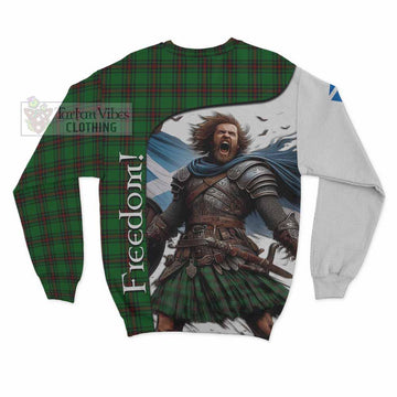 Beveridge Crest Tartan Sweatshirt Inspired by the Freedom of Scottish Warrior - Tartan Vibes Clothing