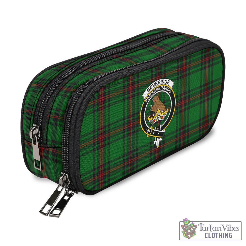 Beveridge Tartan Pen and Pencil Case with Family Crest - Tartan Vibes Clothing