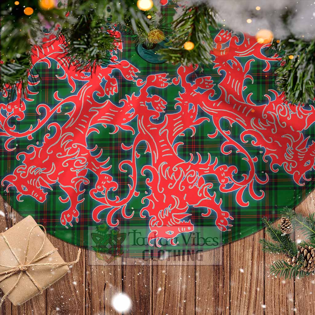 Beveridge Tartan Christmas Tree Skirt Lion Rampant Style - Tartan Vibes Clothing