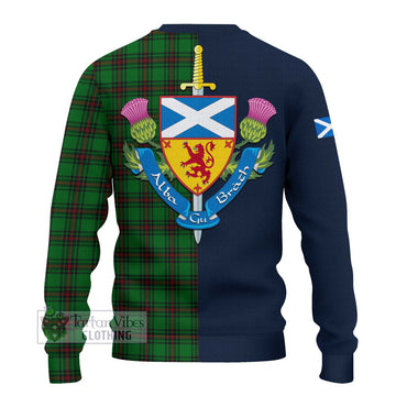 Beveridge Tartan Ugly Sweater Alba with Scottish Lion Royal Arm Half Style - Tartan Vibes Clothing