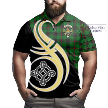 Beveridge Tartan Polo Shirt with Family Crest and Celtic Symbol Style - Tartan Vibes Clothing