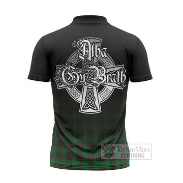 Beveridge Tartan Zipper Polo Shirt Featuring Alba Gu Brath Family Crest Celtic Inspired - Tartan Vibes Clothing
