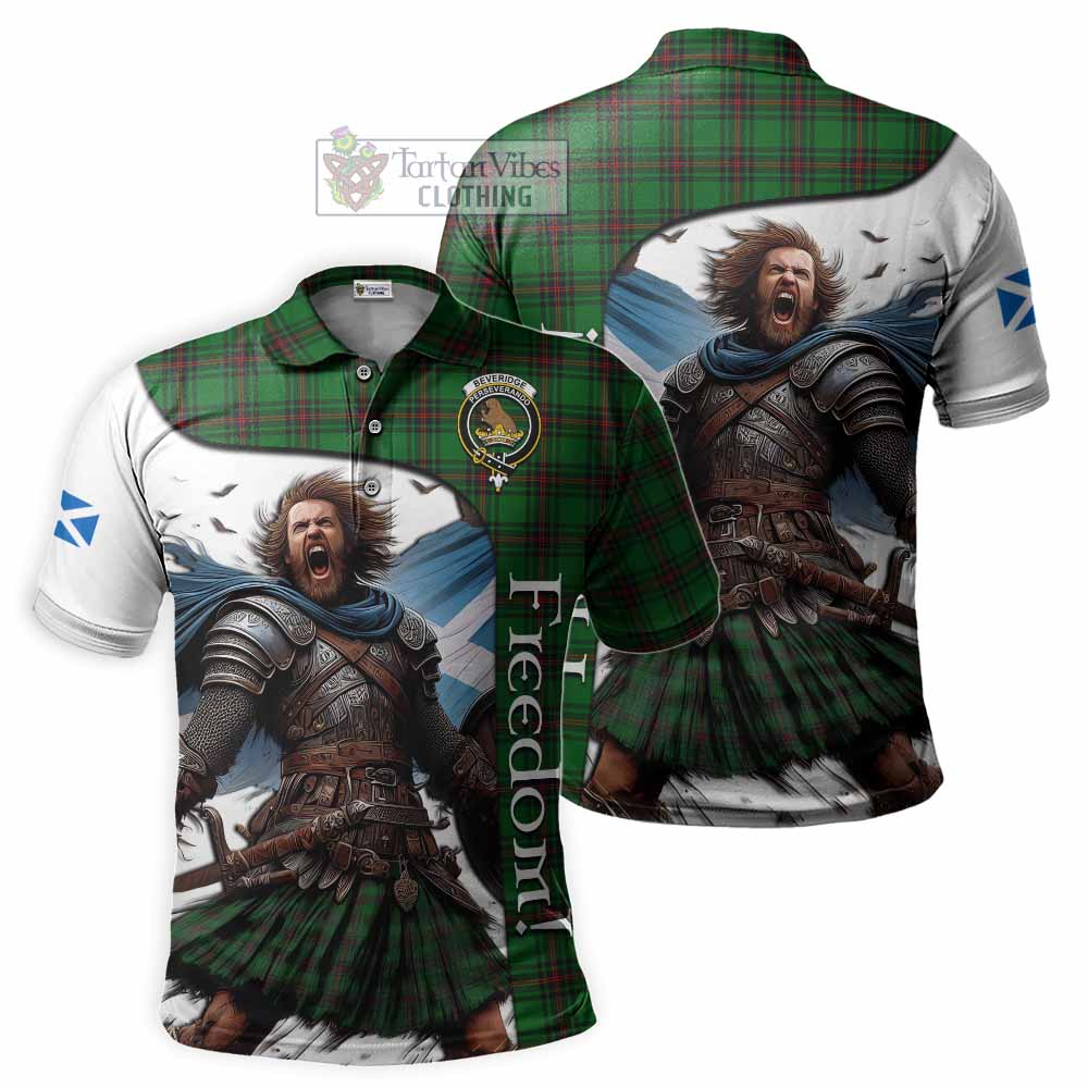 Beveridge Crest Tartan Polo Shirt Inspired by the Freedom of Scottish Warrior - Tartan Vibes Clothing