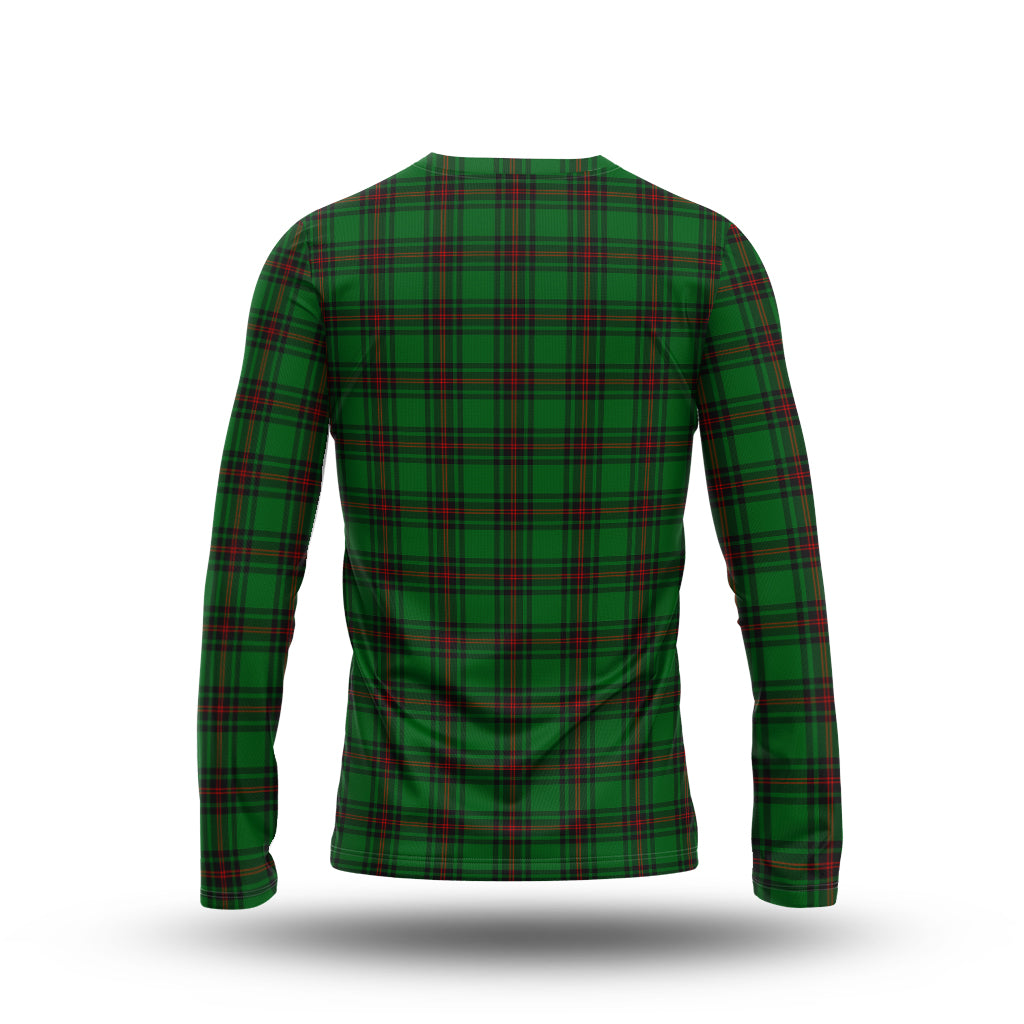 Beveridge Tartan Long Sleeve T-Shirt with Family Crest - Tartan Vibes Clothing
