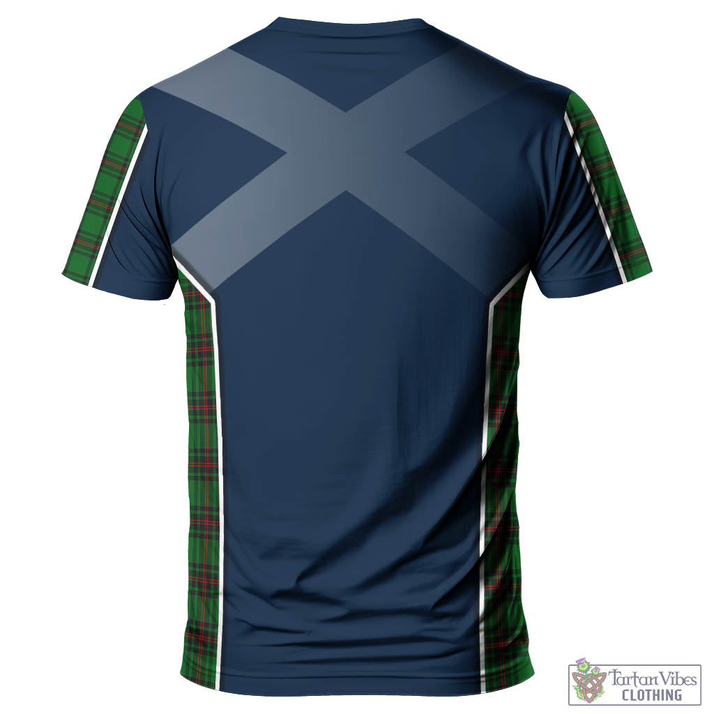 Beveridge Tartan T-Shirt with Family Crest and Scottish Thistle Vibes Sport Style - Tartan Vibes Clothing