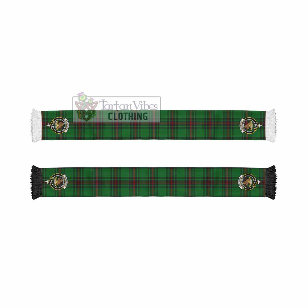 Beveridge Tartan Ruffneck Scarf with Family Crest - Tartan Vibes Clothing