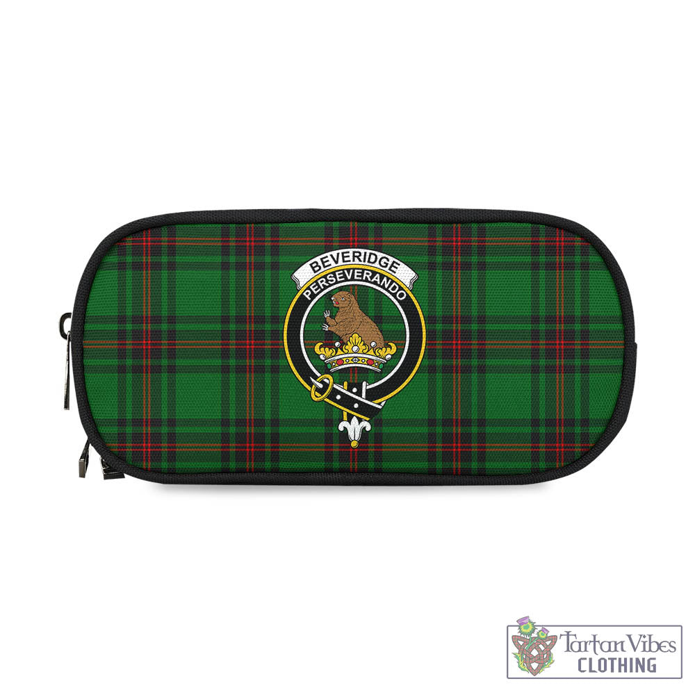 Beveridge Tartan Pen and Pencil Case with Family Crest - Tartan Vibes Clothing