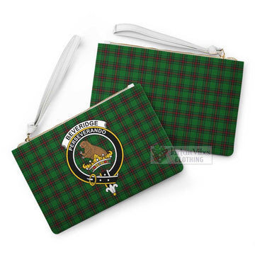 Tartan Vibes Clothing Beveridge Family Crest Tartan Clutch Bag