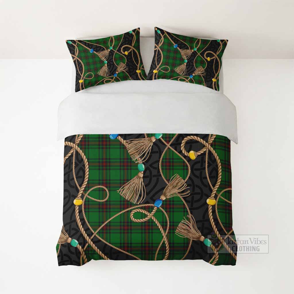 Beveridge Scottish Tartan Twisted Ropes Stylized Bedding Set - Tartan Vibes Clothing