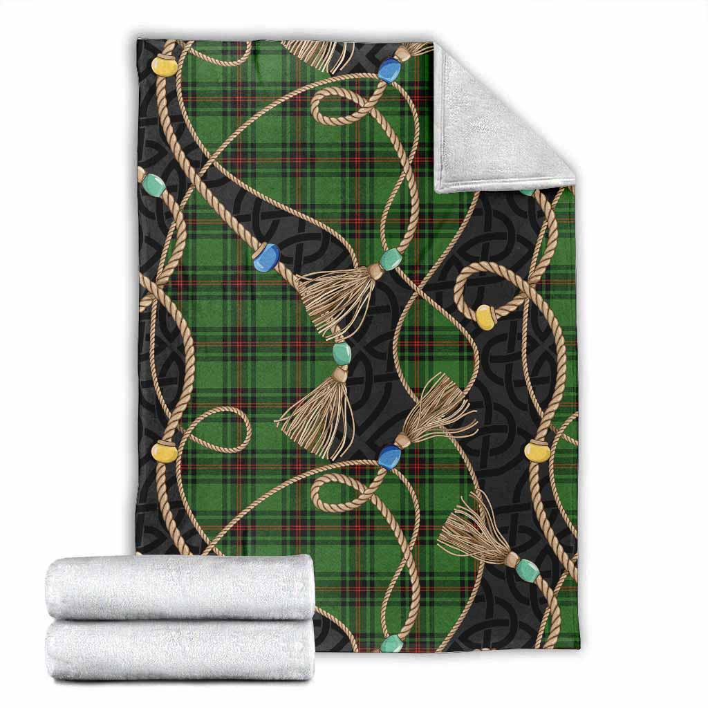 Beveridge Scottish Tartan Twisted Ropes Stylized Blanket X-Large 59 x 79 inches 150 x 200 cm - Tartan Vibes Clothing