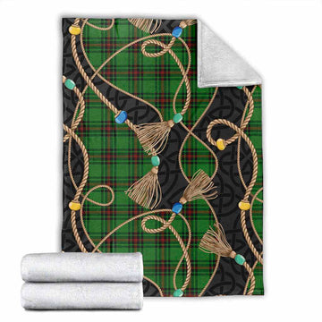 Beveridge Scottish Tartan Twisted Ropes Stylized Blanket