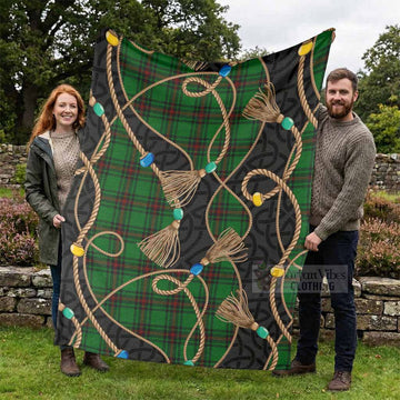 Beveridge Scottish Tartan Twisted Ropes Stylized Blanket