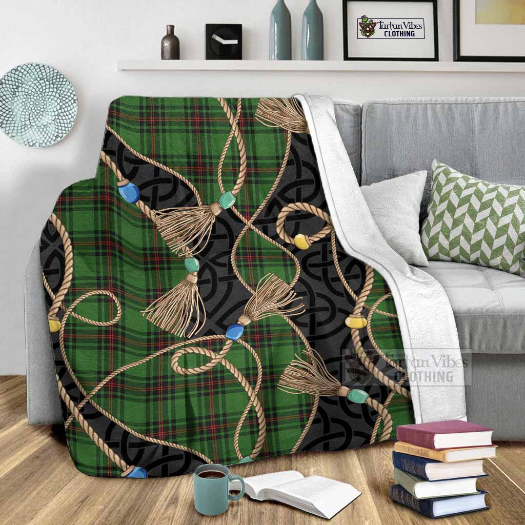 Beveridge Scottish Tartan Twisted Ropes Stylized Blanket - Tartan Vibes Clothing