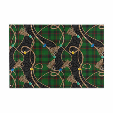 Beveridge Scottish Tartan Twisted Ropes Stylized House Flag