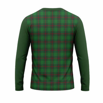 Beveridge Tartan Accent Long Sleeve T-Shirt with Family Crest