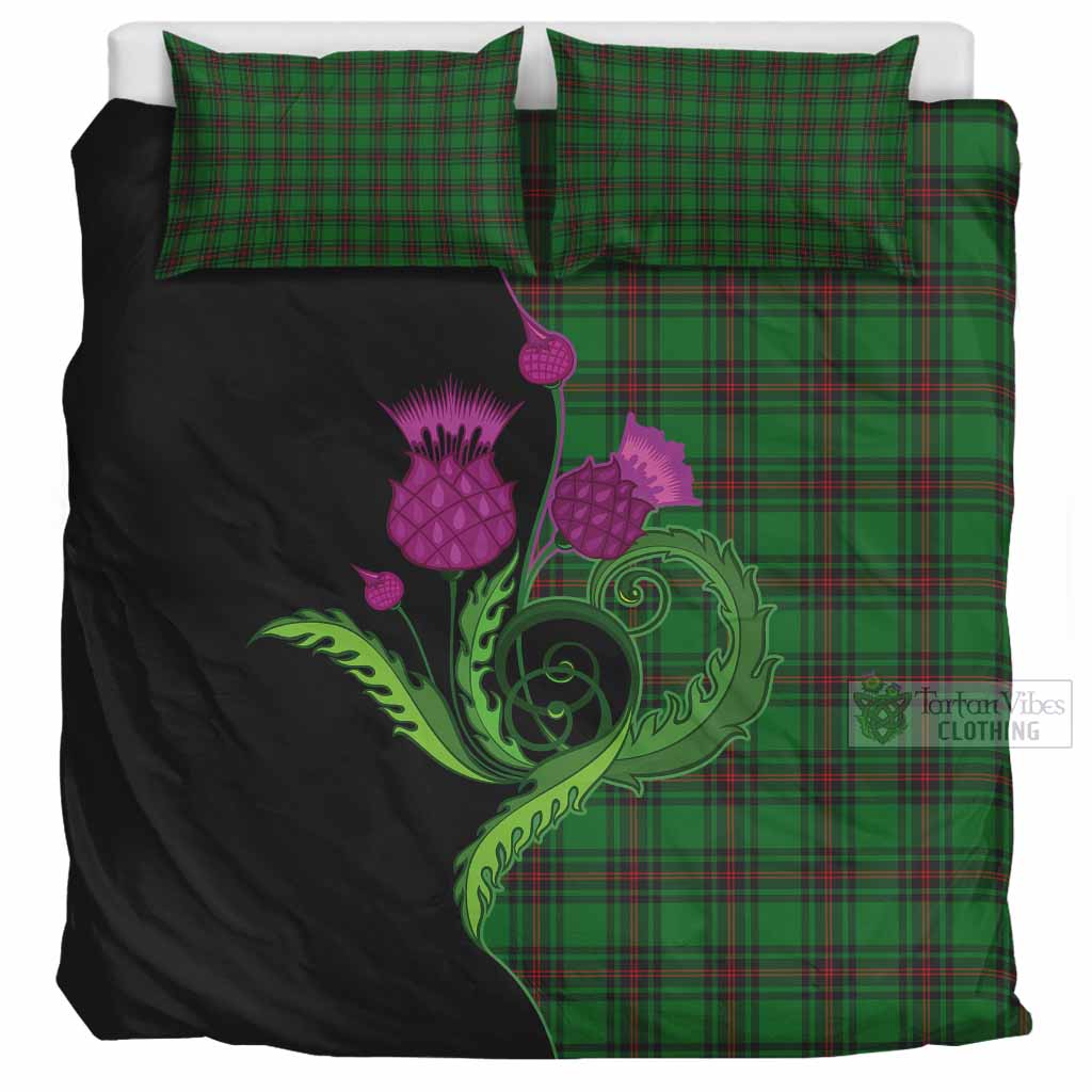 Beveridge Tartan Bedding Set Traditional Scottish Thistle UK Bedding Set UK Super King 104*94 inch - Tartan Vibes Clothing
