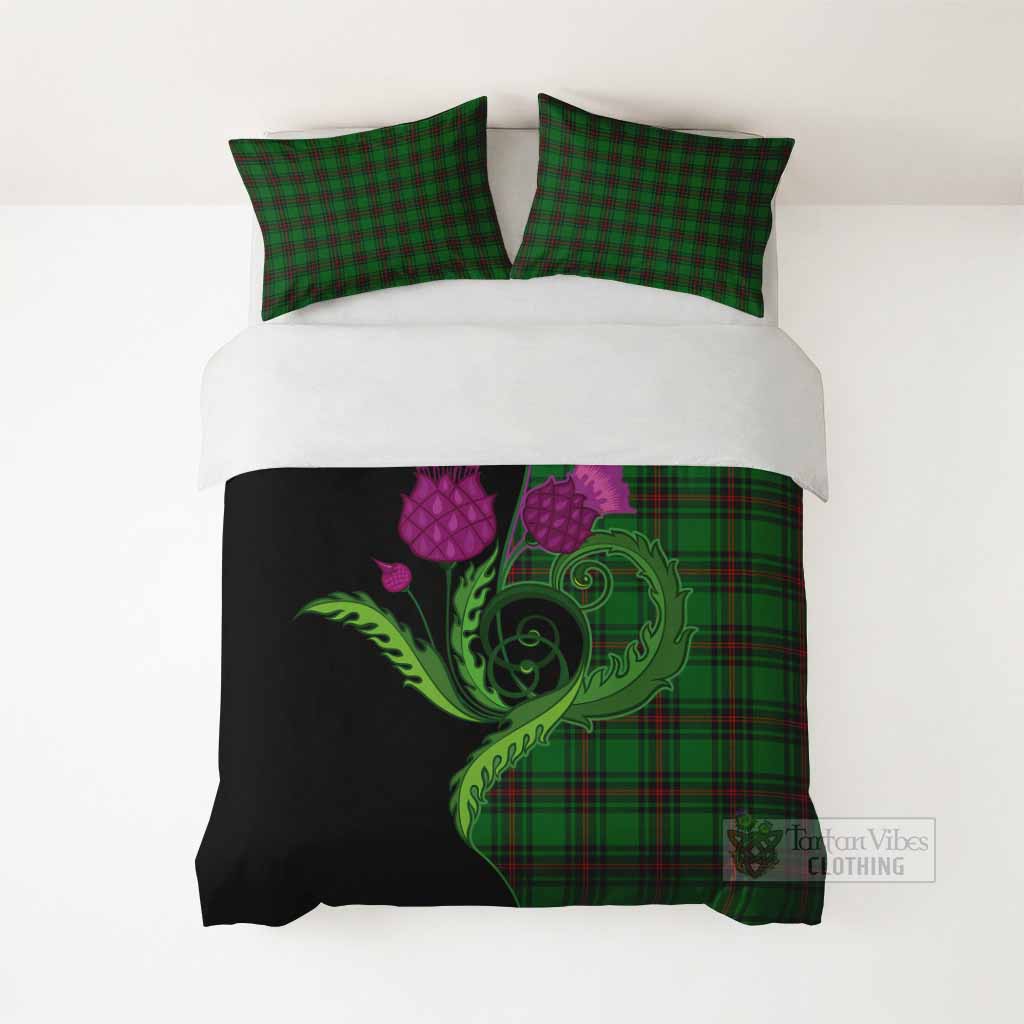 Beveridge Tartan Bedding Set Traditional Scottish Thistle - Tartan Vibes Clothing