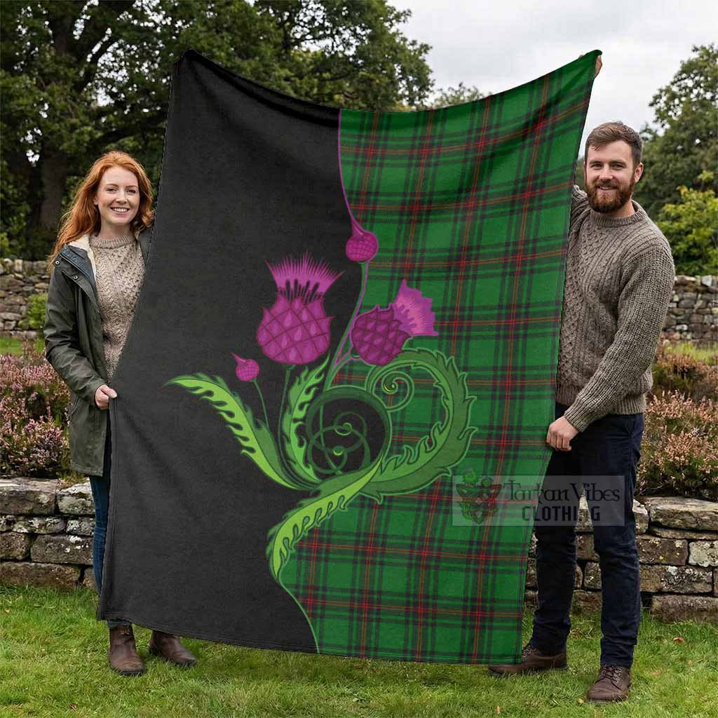 Beveridge Tartan Blanket Traditional Scottish Thistle - Tartan Vibes Clothing